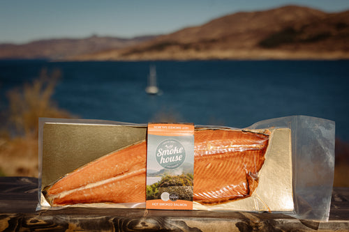 Whole Sides of Hot Alder Smoked Salmon (Minimum 1kg)