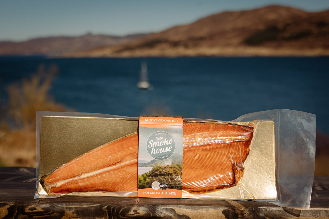Whole Sides of Hot Alder Smoked Salmon (Minimum 1kg)