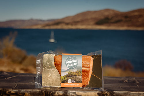 500g Hot Alder Smoked Salmon