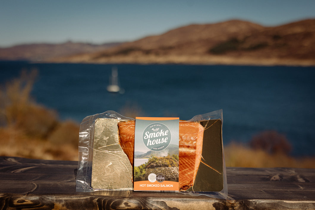 500g Hot Alder Smoked Salmon